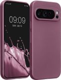 kwmobile metallic telefoonhoesje van TPU - geschikt voor Google Pixel 9 Pro - Flexible case voor smartphone - In metallic lila