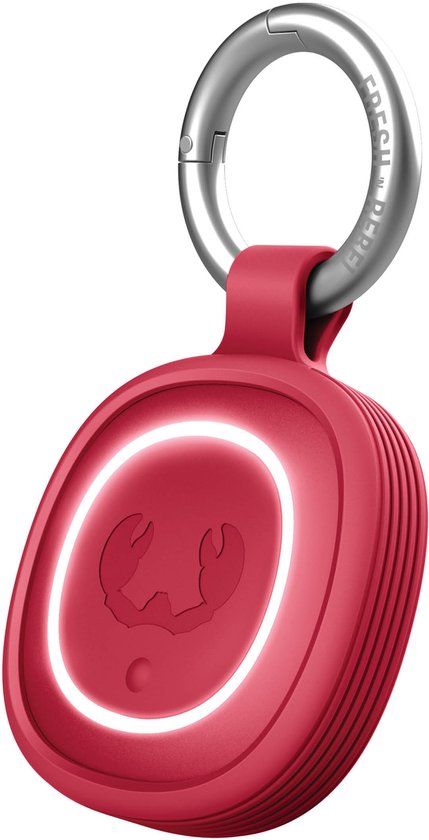 Fresh 'n Rebel Smart Finder 2 - Bluetooth Tracker - Smart Tag voor Apple Find My & Android - Sleutelvinder - 12 maanden batterij - IPX7 Waterproof - Berry Red