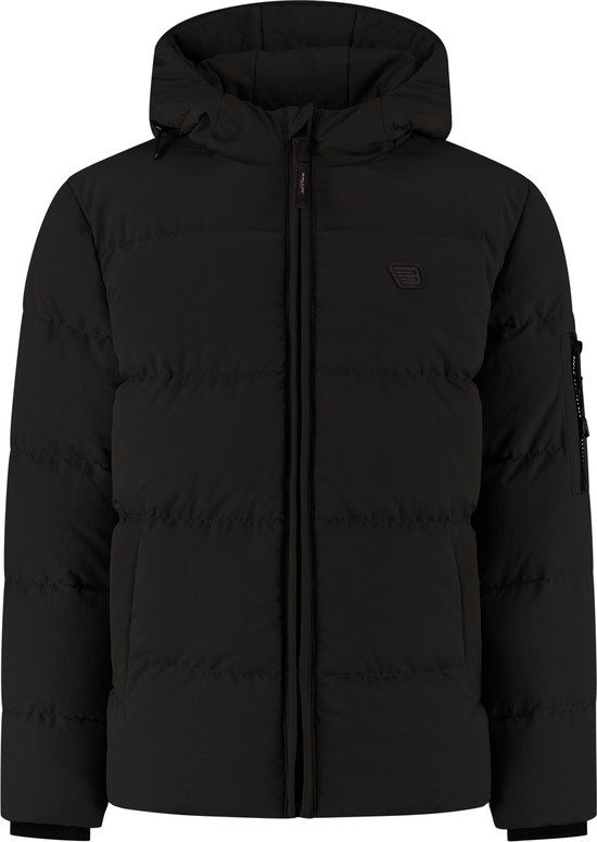 Ballin Amsterdam Jongens Regular fit Padded Jacket Black Maat 152