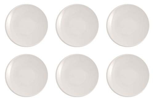 Villeroy & Boch Newmoon Ontbijtborden - Set van 6 - 24 cm - Wit