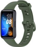 By Qubix Qubix - Siliconen bandje met gesp - Donkergroen - geschikt voor Huawei Band 10 / 9 / 8