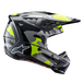 Alpinestars S-M5 Rover 2 Casque ECE 22.06 Gris Foncé Jaune Fluo Brillant Taille XL