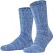 FALKE Brooklyn eenkleurig katoen sokken heren blauw - maat 43-46