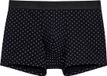 HOM Max boxer briefs (1-pack) - heren boxer microfiber kort - donkerblauw dessin