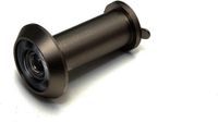 Dulimex DRS 166B Deurspion deurdikte 35-56mm met afsluitklepje RVS finish