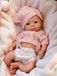 Poupée pour bébé en silicone, 33 cm, réaliste, avec vêtements et accessoires