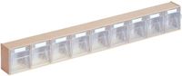 Lockweiler Transparant Magazijn H 77 x B 600 x D 63 mm Beige