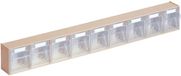 Lockweiler Transparant Magazijn H 77 x B 600 x D 63 mm Beige