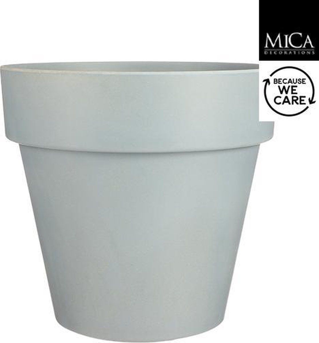Mica Decorations Orion Bloempot voor Buiten - H34 x Ø36 cm - Lichtblauw