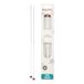 KnitPro KP12252 25 cm x 2,5 mm Nova Cubics enkelpuntige naalden, glanzend messing, zilver
