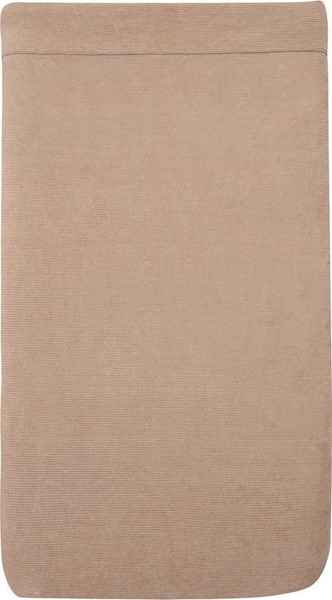 Witlof For Kids Ledikantdeken Tuck-Inn Urban Taupe Velvet Rib 60 x 120 cm
