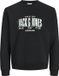 JACK & JONES JJAERO SWEAT CREW NECK Heren Trui - Zwart - Maat S