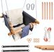 Merkloos Houten Babyschommel - Peuterschommel met Schommelzitje - Indoor en Outdoor
