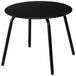HOWHOMELY | Table d'appoint - Table basse - Noir - 50 x 40 cm - en Métal - Table de salon - décoratif