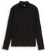 Tom Tailor - Chemise à manches longues et col roulé - Taille L - noir profond