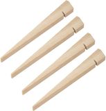 ProPlus Tentharing - 30 cm - Hout - Bruin - 4 stuks