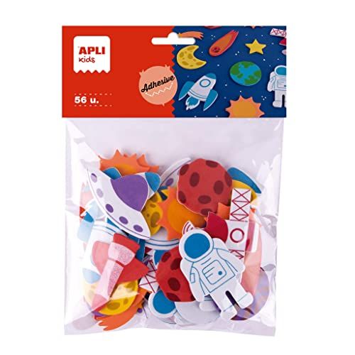 Apli Kids 19372 - Foam Shapes - Space Theme - 56 Pieces