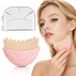 Brosse visage pour brossage à sec - Ergonomique pour la mâchoire et le front
