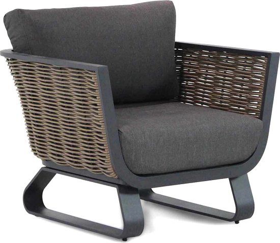 Santika Furniture Santika Tika stoel-bank loungeset 3-delig