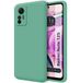 Tumundosmartphone Xiaomi Redmi Note 12S Beschermhoes van vloeibare siliconen, groen
