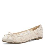 MARCO TOZZI Marco Tozzi 2-82102-46 Ballerina's voor dames, Crème Comb