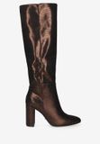 Mexx Krystal Indy Laarzen - Textiel - Dames - Bronskleurig - Maat 36