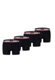 Levis Pack of 4 Men's REPEAT LOGO SPW Boxer Shorts Underwear Pants - Black - Size M