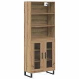 vidaXL Highboard Artisan Eiken 69,5 x 34 x 180 cm