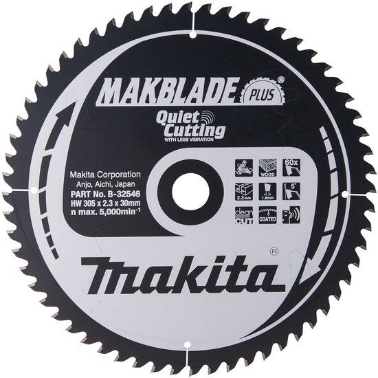 Makita MAKBLADE+ zaagblad 305x30x60Z - B-32546