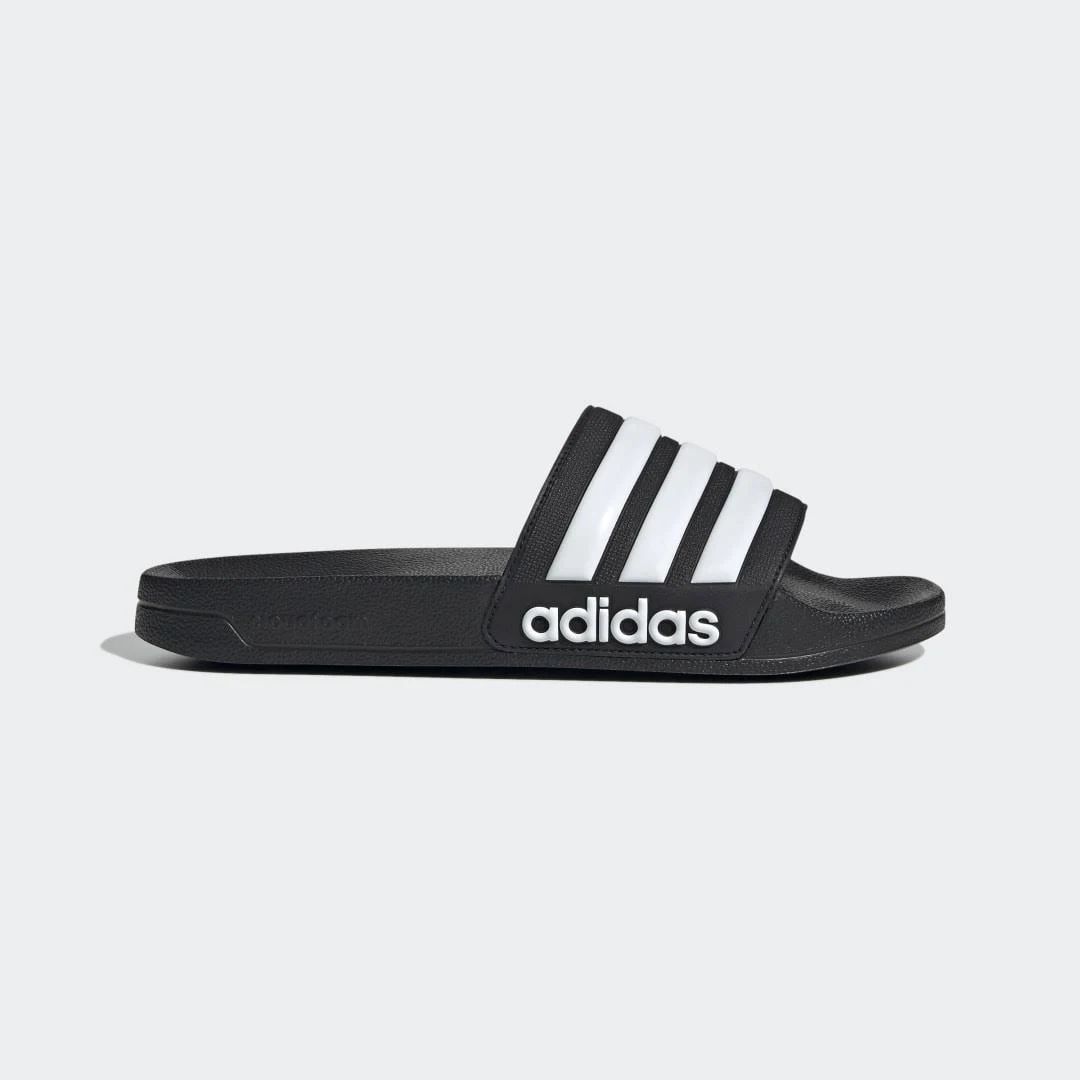adidas Performance Adilette Shower badslippers wit/zwart