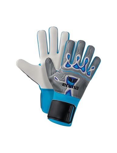 Erima Unisex-Volwassene Flex-Ray Protect 2.0 keeperhandschoen (7222402), grijs/blauw, 9