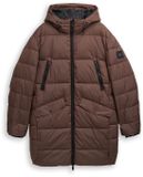 Tom Tailor Pufferparka met capuchon Heren M Bag Brown
