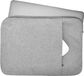 Lunso - Stijlvolle zachte neopreen sleeve hoes 13 inch - Lichtgrijs