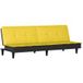 DESIGN IN Canapé Sofa-lit Jaune Clair Tissu