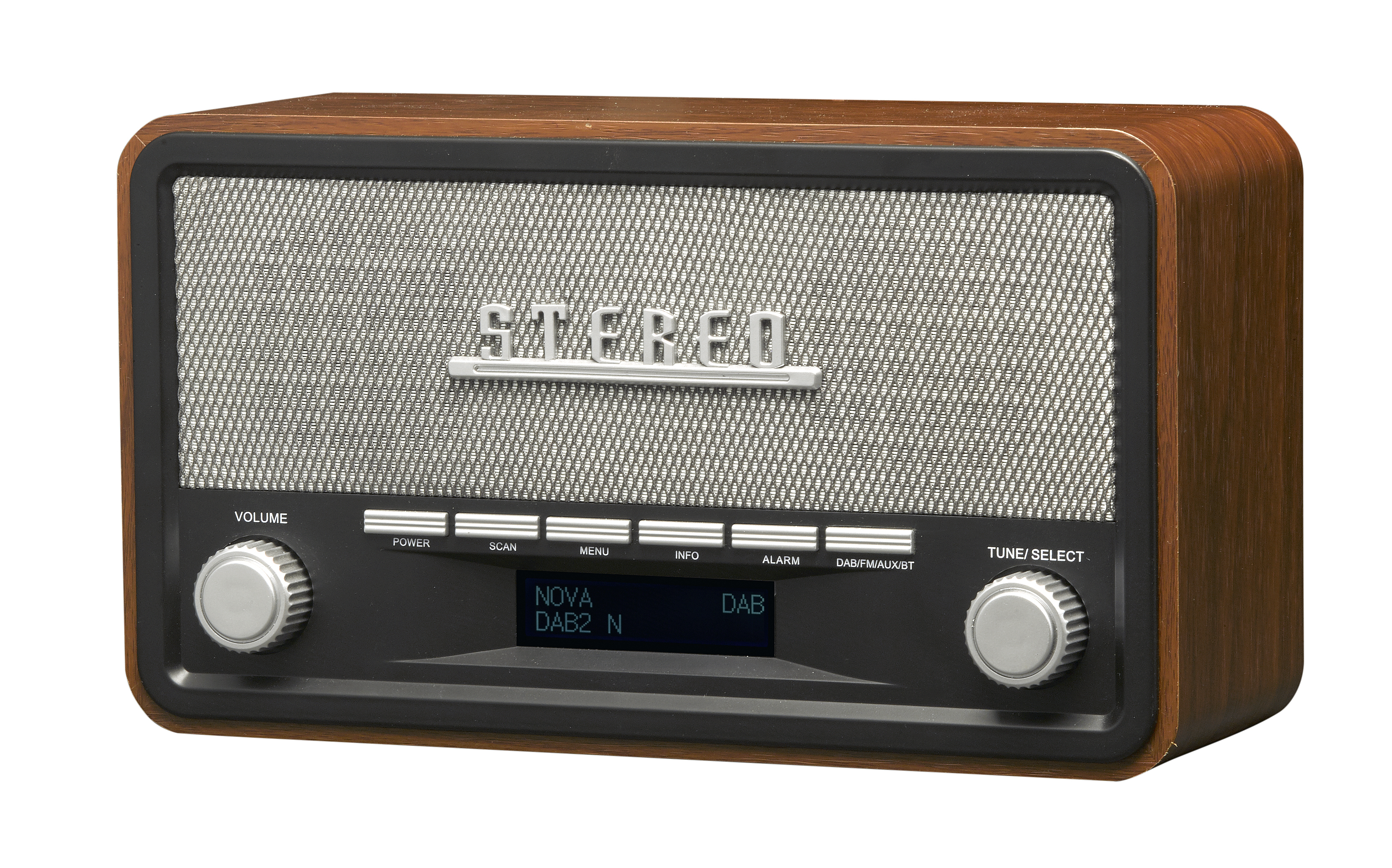 Denver DAB-18 Personal Radio - DAB+/FM - Bluetooth - Black/Grey