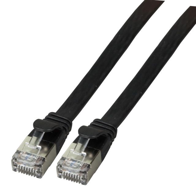 EFB Elektronik K5545SW.0,25 netwerkkabel Zwart 0,25 m Cat6a U/FTP (STP)