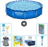 Bestway Rond Steel Pro Zwembad - 366 x 76 cm - Blauw