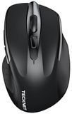 Merkloos Bluetooth muis draadloos - Ergonomisch - 4800 DPI - Tri-modi - Stil - Grijs