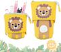 Ibenzoa® Étui à crayons pliable avec motif de lion