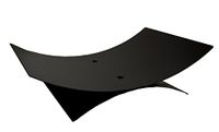 Imex El Zorro 10154 houten standaard, ovaal, 56 x 40 x 14 cm, zwart