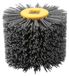 Solidchoice - Brosse métallique - Nylon - Décapage et polissage - Grain #240 - Épaisseur 100 mm - Convient pour diverses applications