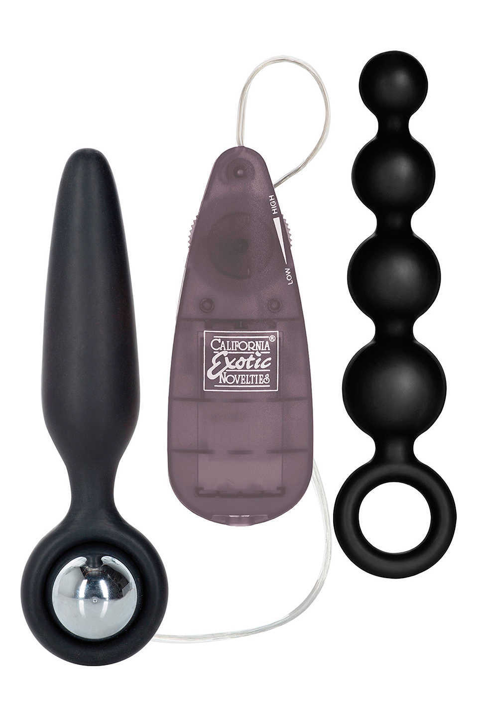 CEN Booty Vibro Kit Buttplugs + Vibrerend Ei