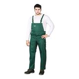 REIS SM Master Duurzame Beschermende Tuinbroek met Verstelbare Taille en Bretels, Hoogwaardige Polyester-Katoenmix, Kleur: Groen, Maat: 50