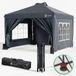 Bol Pavillon de jardin 3x3 m Tente pop-up - Pliable, imperméable, protection UV, hauteur réglable, installation facile, avec sac de transport