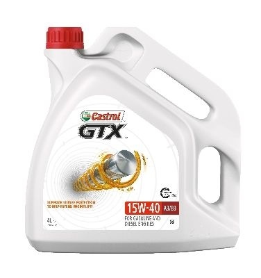 Castrol oil GTX 15W40 A3/B3 4L