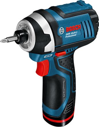 Bosch GDR 12V-105 Professional Accu Slagschroevendraaier - 12V - 2600 RPM - Zwart/Blauw/Rood