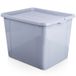 Plastique boîte de rangement, grande boîte à jouets, 30 litres, avec couvercle