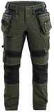 Blåkläder X1900 Werkbroek Denim Stretch Herfstgroen/Zwart Maat 50