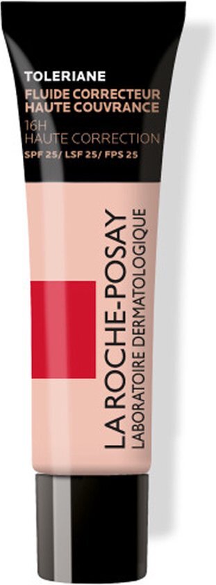 La Roche-Posay Toleriane Vloeibare Corrigerende Foundation n8 - SPF 25 - 30 ml - 16u volledig dekkend