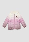 s.Oliver Gewatteerd jack met capuchon en gezellige fleece voering - Roze - Kinderen - 110